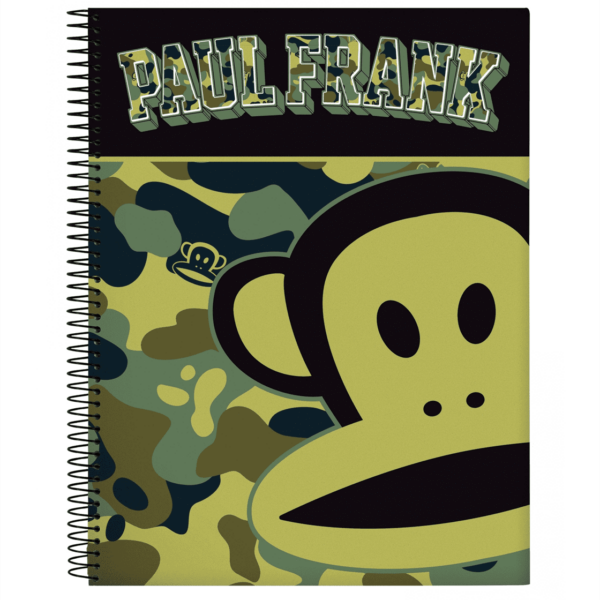 Bloc Carton A4 Microperforado 120 Hojas Paul Frank Camo