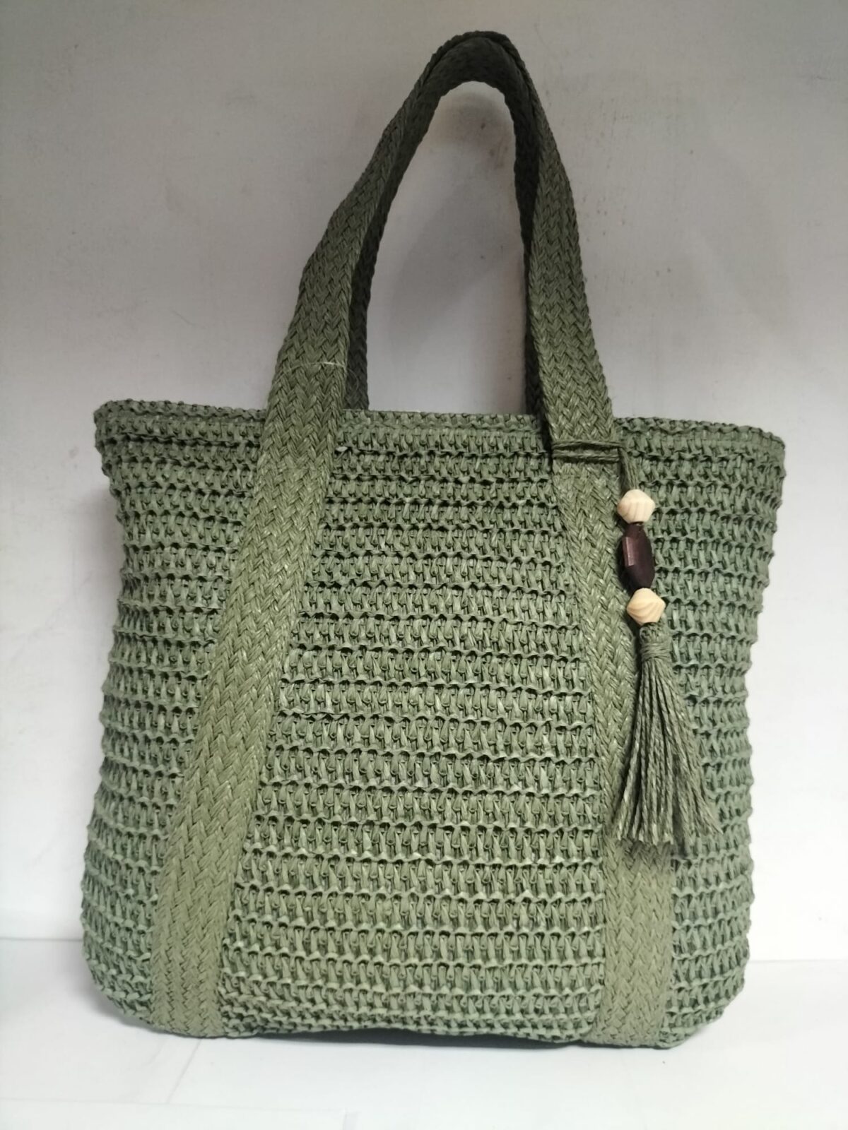 Bolso Señora Rafia  44x36cm - Imagen 1