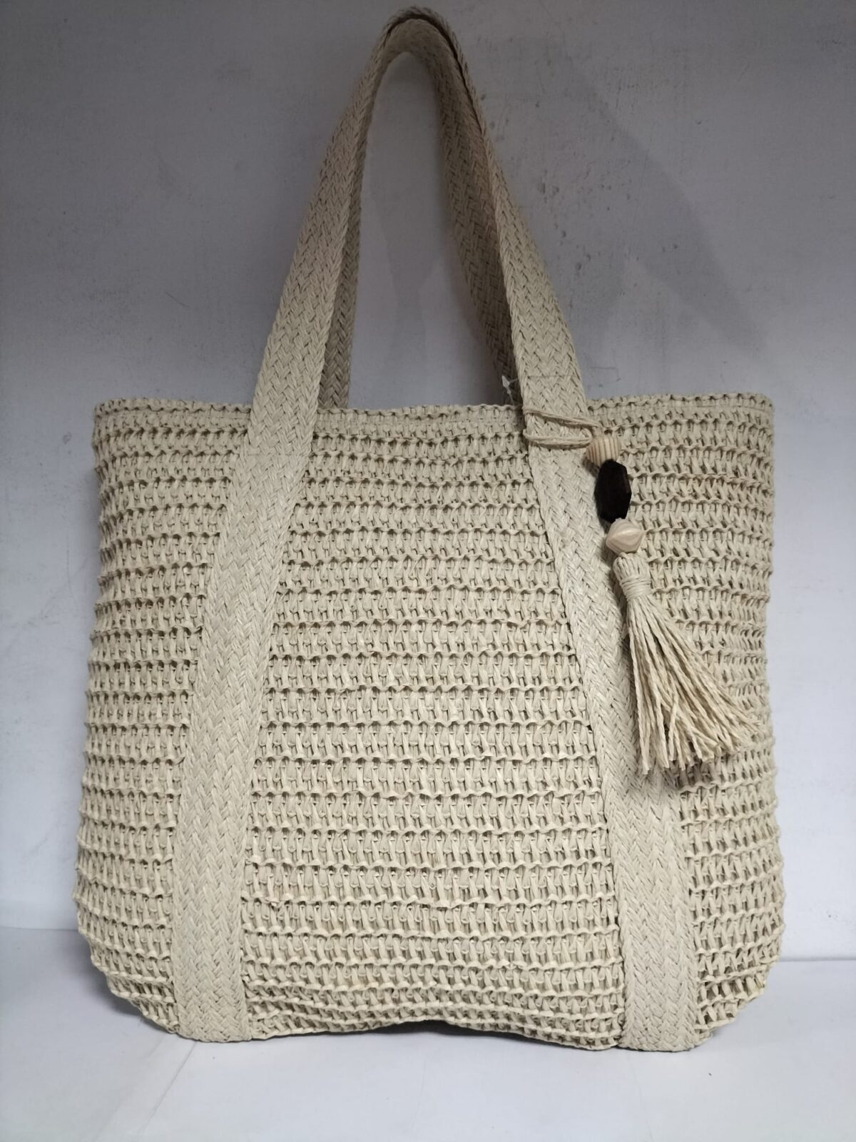 Bolso Señora Rafia  44x36cm - Imagen 1