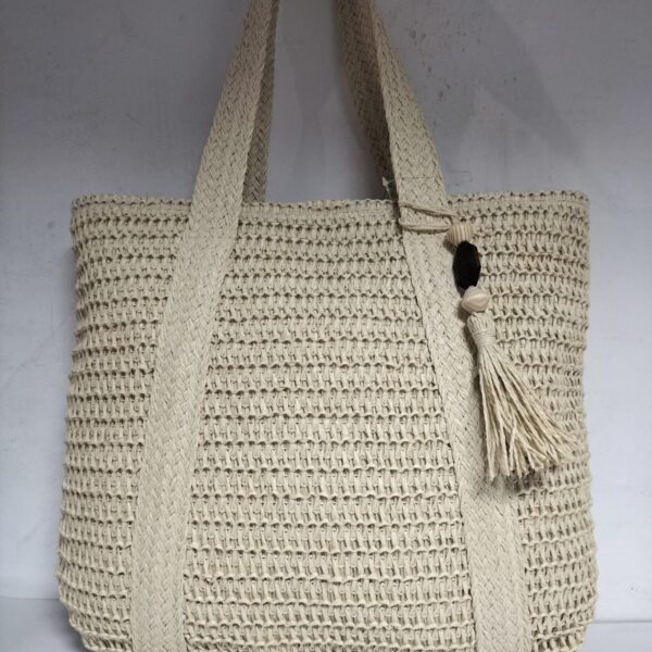 Bolso Señora Rafia  44x36cm