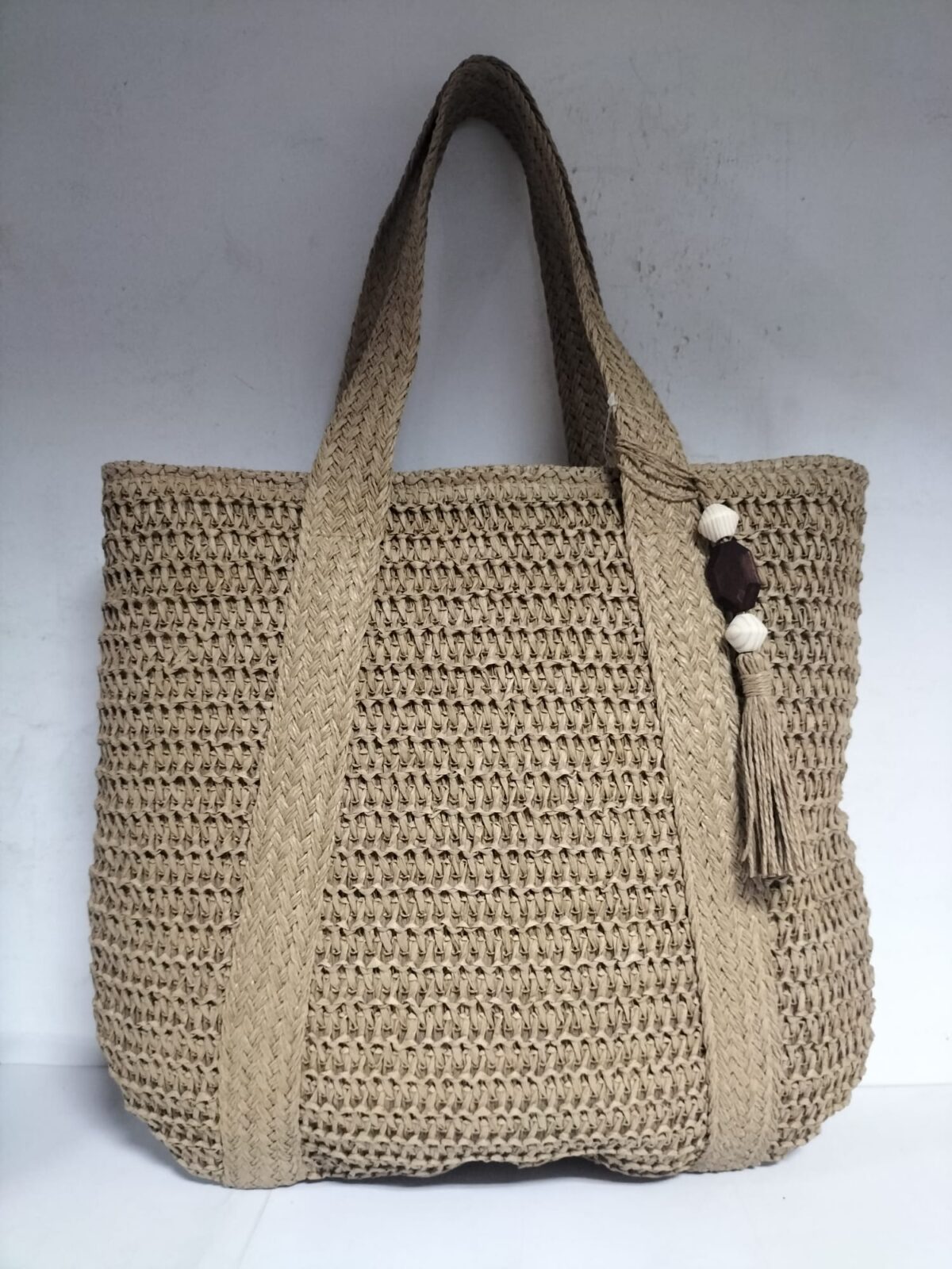 Bolso Señora Rafia  44x36cm - Imagen 1