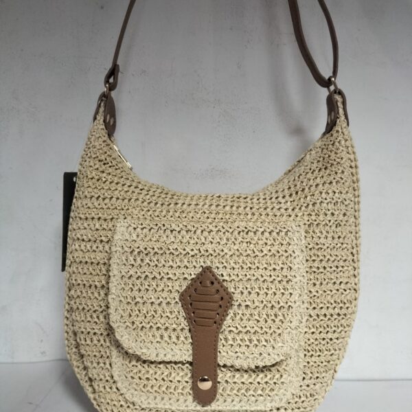 Bolso/Bandolera Señora Rafia 28x28x13cm