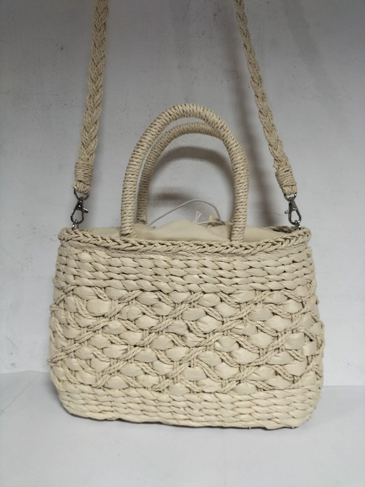 Bolso/Bandolera Señora Rafia 30x22x13cm - Imagen 1