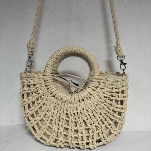 Bolso/Bandolera Señora Rafia 26x20x10cm