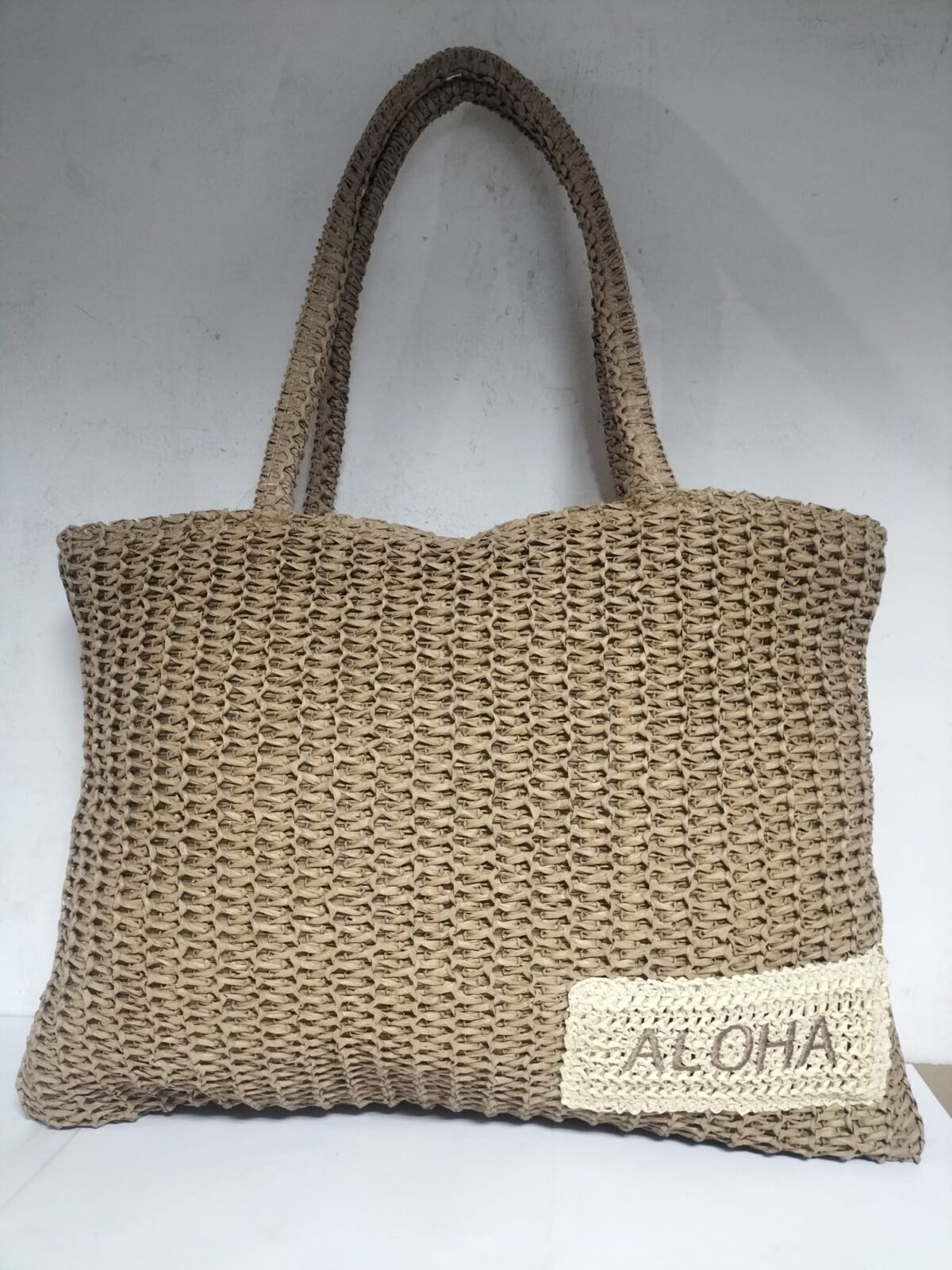 Bolso Señora Rafia 44x34cm - Imagen 1