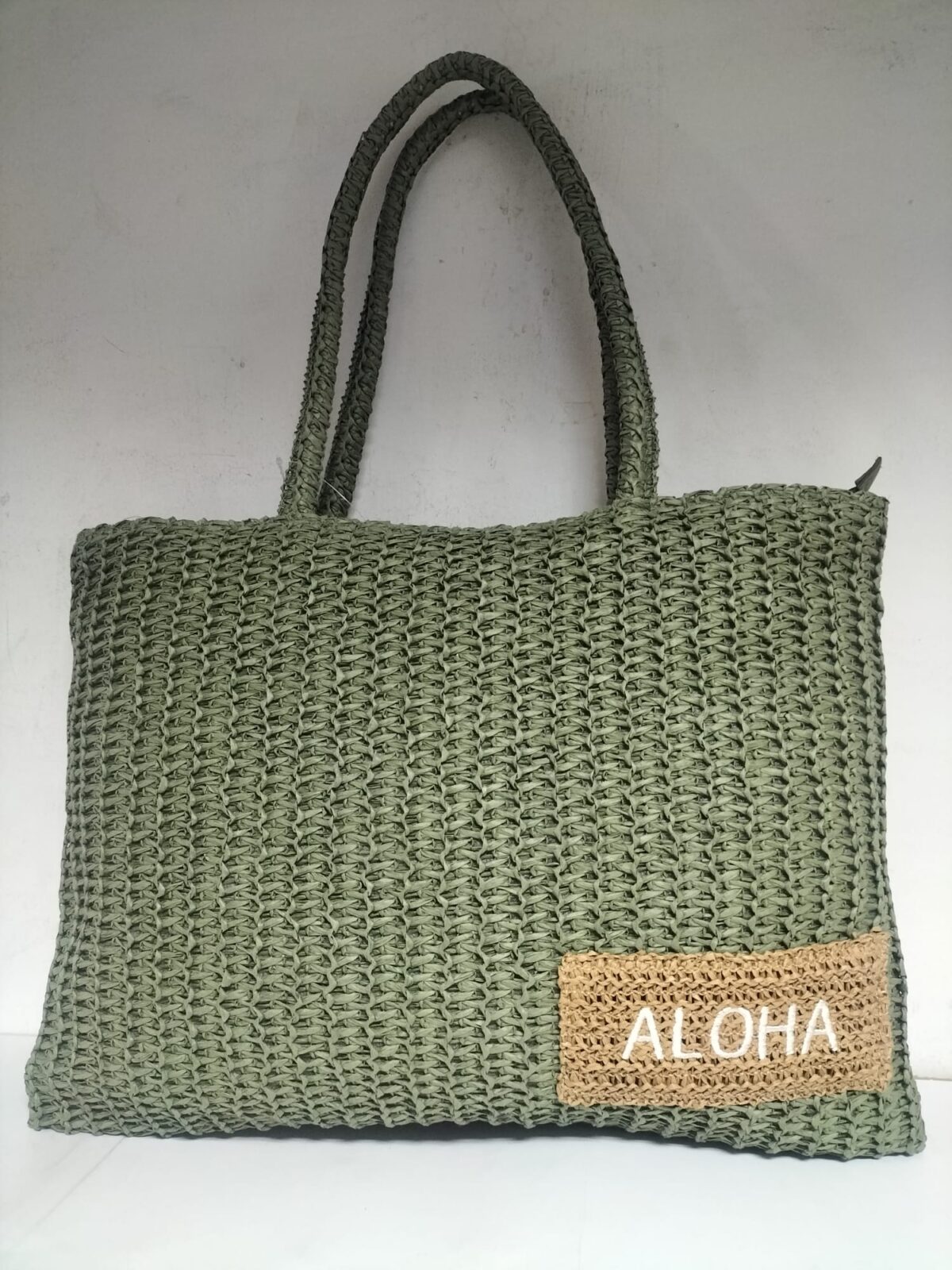 Bolso Señora Rafia 44x34cm - Imagen 1