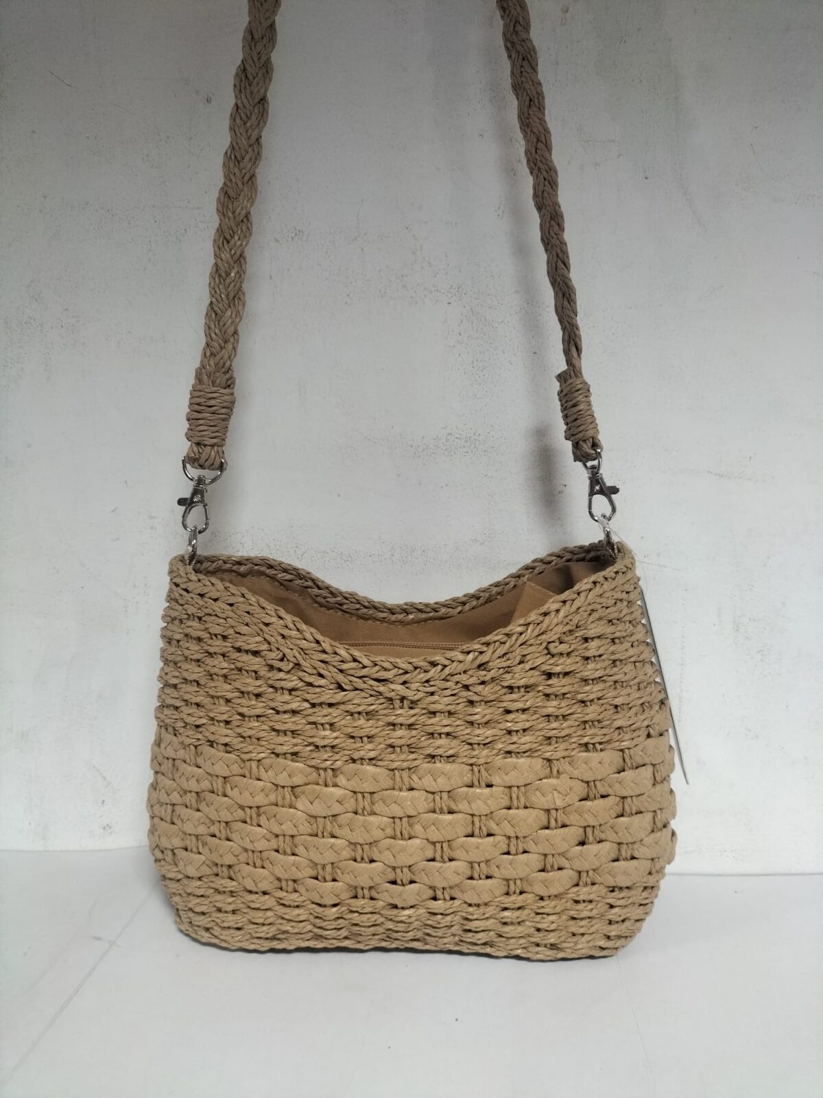 Bolso/Bandolera Señora Rafia 25x19x8cm - Imagen 1