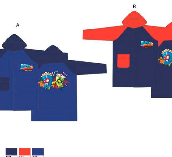 Impermeable Superzing Pack 3Und. Talla 4/6/8