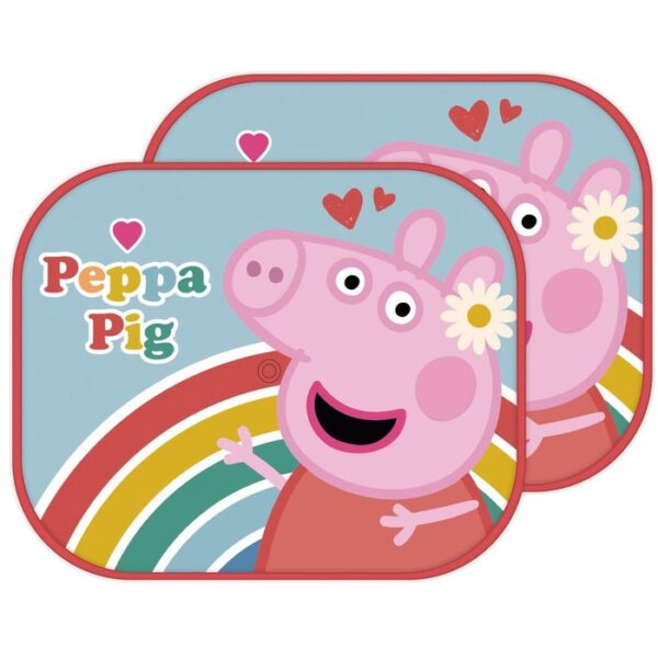 Set 2 Parasoles Coche Peppa Pig