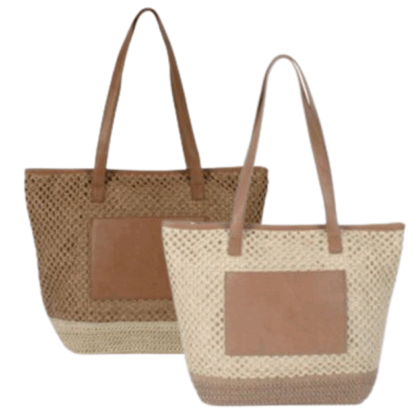 Bolso Señora Rafia 40x28x17cm