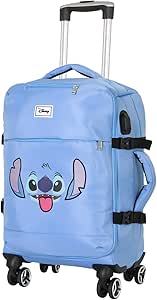 Maleta blanda de Cabina 4 Ruedas Lilo y Stitch Face 20 x 40 x 55 cm