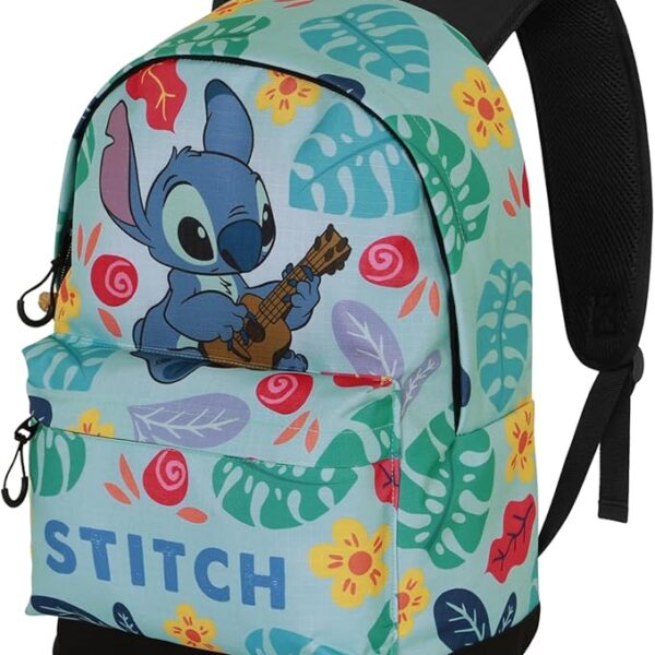 Mochila Guitar Stitch Disney Adaptable 44x31x18cm.