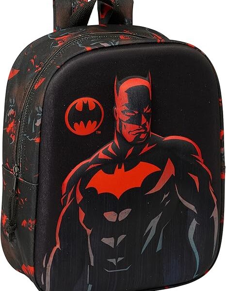 Mochila de Guardería 3D BATMAN 3D 22x10x27 cm
