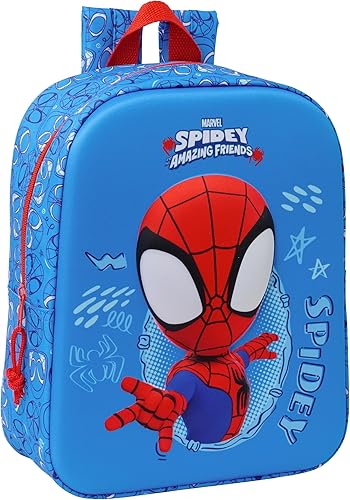 Mochila de Guardería 3D SPIDEY 3D 22x10x27 cm