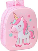 Mochila Escolar 3D Safta UNICORN 3D  27x10x33 cm