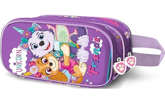 Estuche Portatodo 3D Doble Karactermania La Patrulla Canina Magic 22 x 10 cm