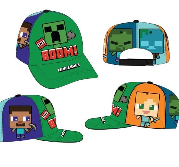 Gorra Minecraft full print T.54-56