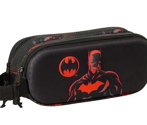 Portatodo Doble 3D Batman 3D 21x6x8 cm