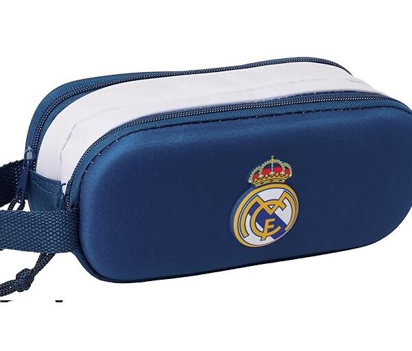 Portatodo Doble 3D Real Madrid 3D 21x6x8 cm