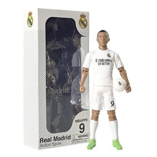 Figura Coleccionable de Mbappe del Real Madrid de 20 cm