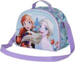 Bolsa Portamerienda 3D Unisex Kids, Azul Frozen 2 10x26 x20 cm