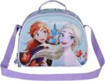 Bolsa Portamerienda 3D Unisex Kids, Azul Frozen 2 10x26 x20 cm - Imagen 2
