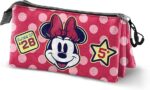 Estuche Portatodo Triple Disney Minnie Mouse Class 23 x 11 cm