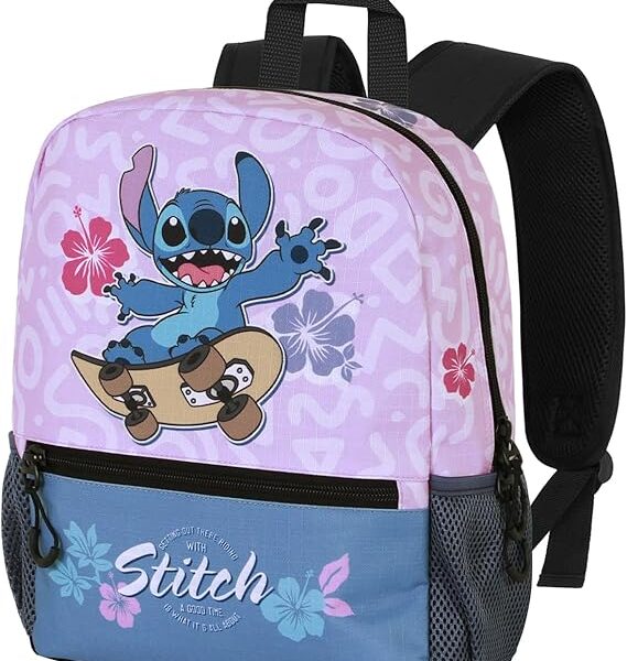 Mochila Sweet Disney Lilo y Stitch Skate 26 x 33 cm