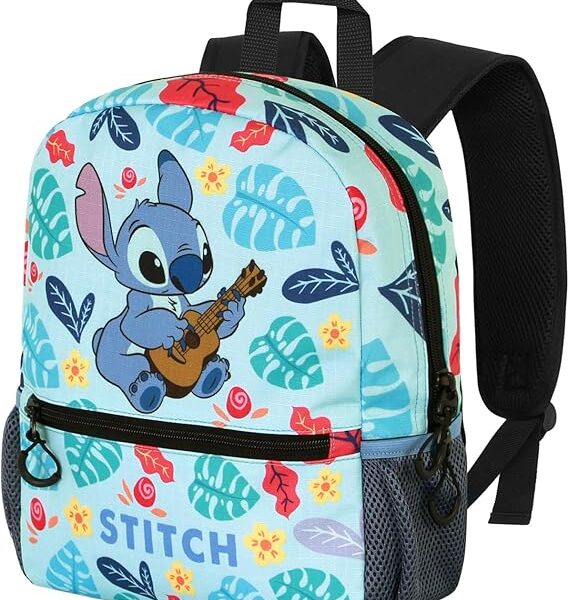 Mochila Sweet Disney Lilo y Stitch Guitar 26 x 33 cm