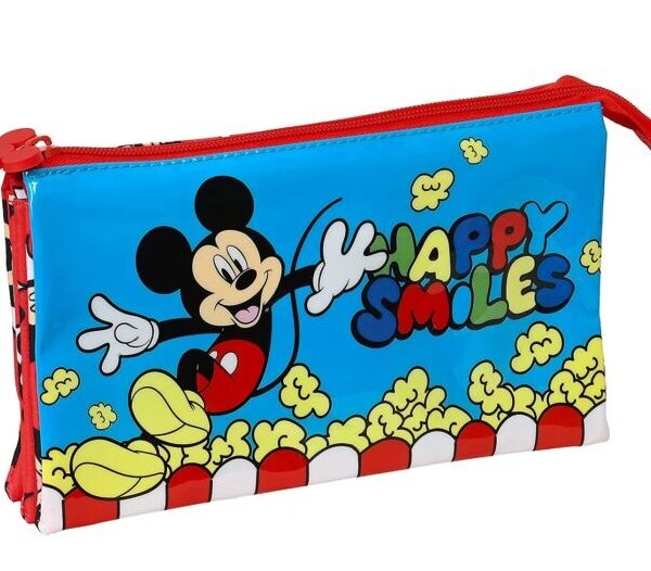Portatodo Triple Mickey Mouse Happy Smiles 22x3x12cm