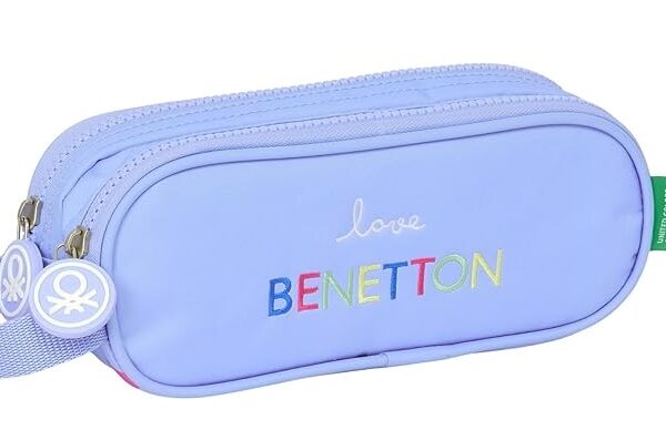 Portatodo Doble Benetton "Lila" 21X6X8Cm