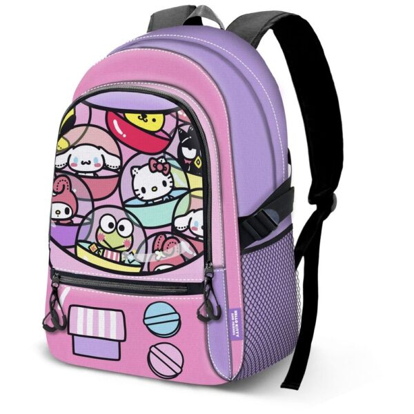 Mochila Hello Kitty Adaptable 44x31x18cm.