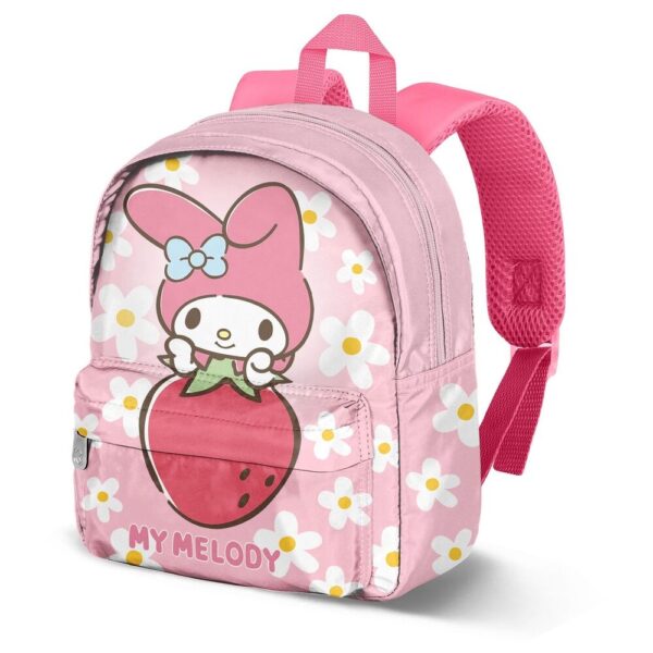 Mochila Joy Hello Kitty My Melody 27x22x9cm.