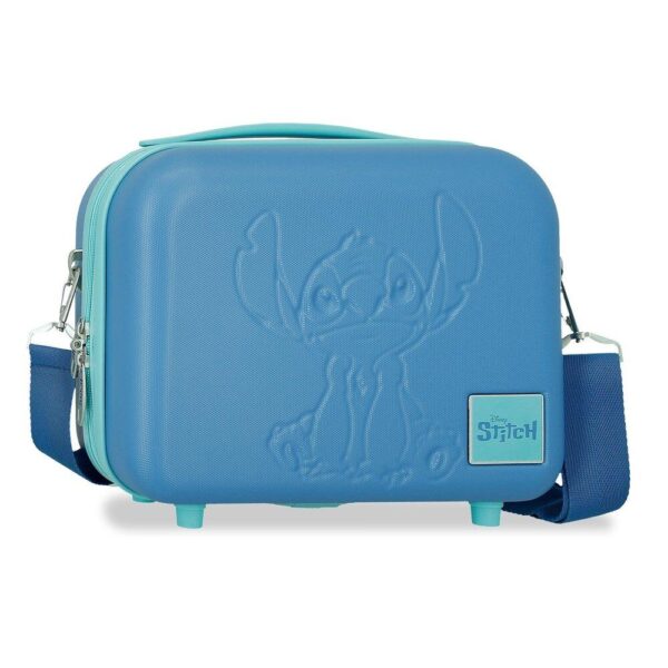 Neceser ABS Azulon Stitch Disney Adaptable 29x21x15cm