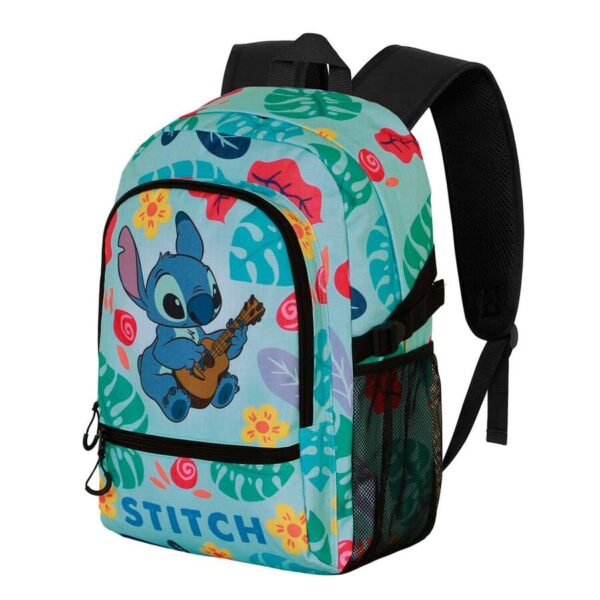 Mochila Guitar Stitch Disney Adaptable 44x31x18cm.