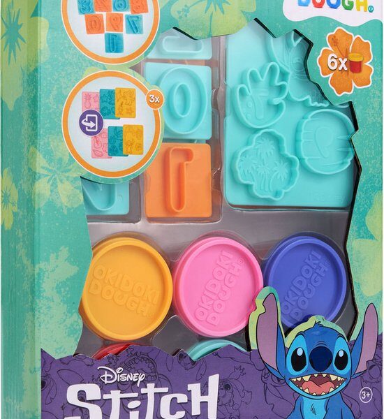 Set Manualidades Plastilina y Moldes Stitch