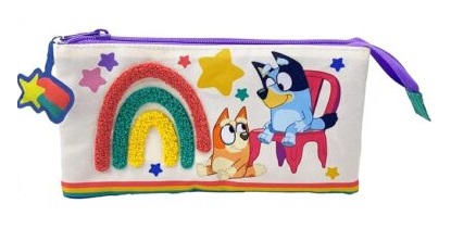 Portatodo Triple Bluey 22x12cm