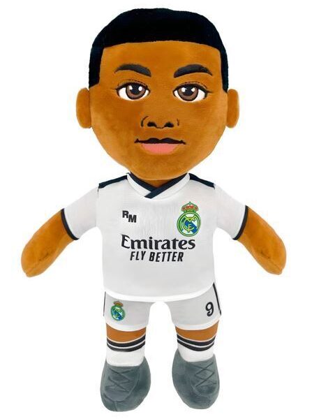 Peluche Mbappe Real Madrid 25 cm.