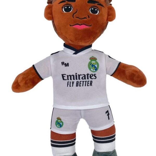 Peluche Vinicius Real Madrid 25 cm.