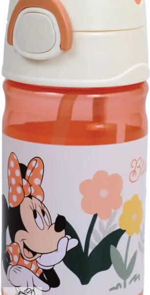 Botella Con pajita Sin BPA Minnie Disney 350ml.