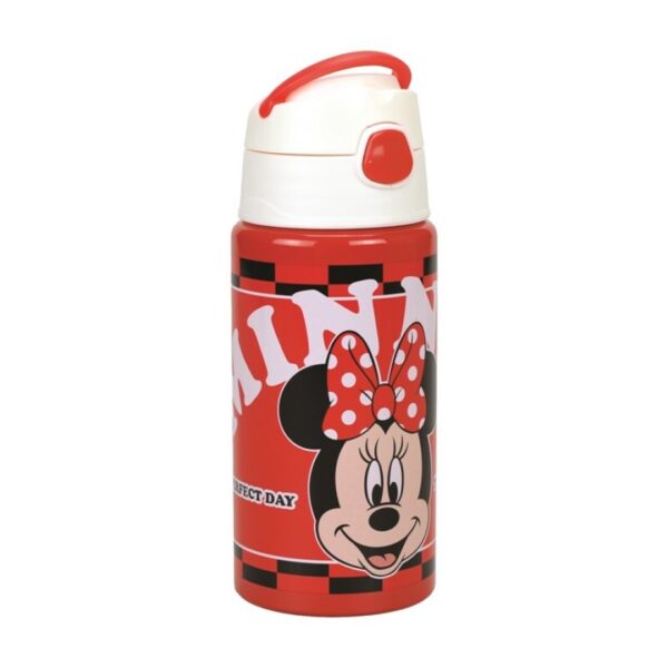 Botella Aluminio Flip Minnie Disney 500ml.