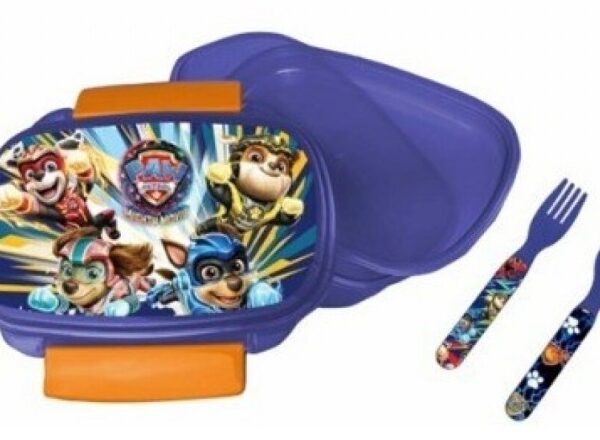 Sandwichera con cubiertos Paw Patrol