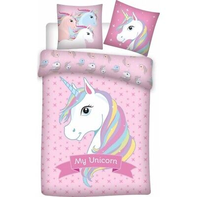 Funda Nórdica Microfibra Unicornio 140x200cm.