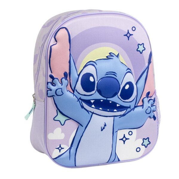 Mochila 3D Stitch 31x25x10cm.