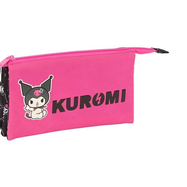 Portatodo Triple, Kuromi 22x3x12 cm