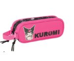Portatodo Doble Kuromi Estuche Infantil, Estuche 21x6x8 cm