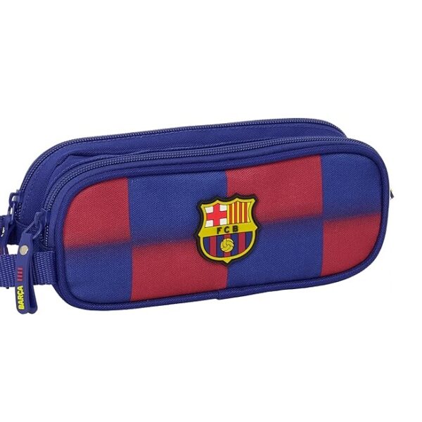 Portatodo Doble F.C.Barcelona 21x6x8cm.