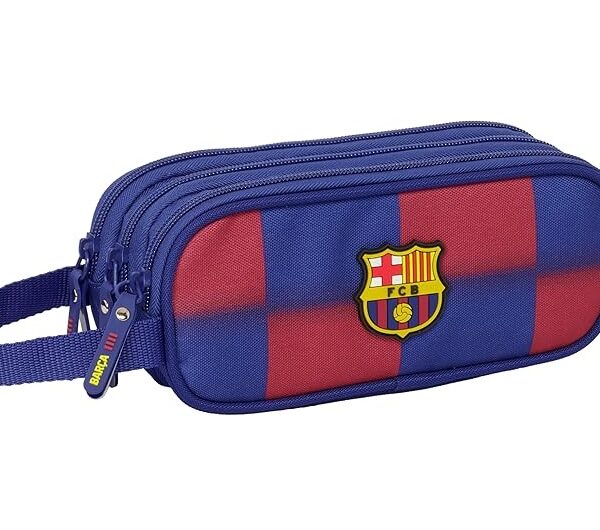 Portatodo Triple F.C.Barcelona 21x7x8.5cm.
