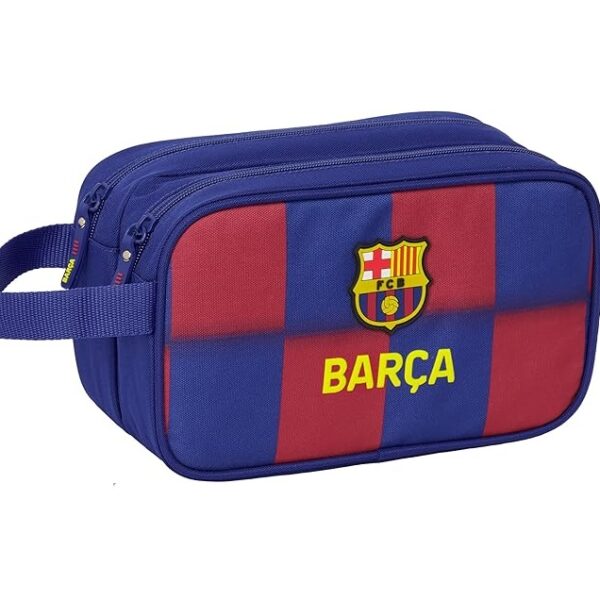 Neceser Escolar F.C.Barcelona Adaptable a Carro, 26x12.5x15 cm