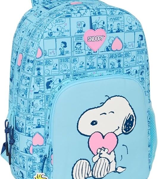 Mochila Adaptable a Carro Snoopy 46cm.